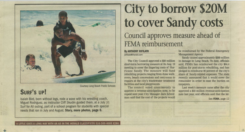 Newspaper Article 13 Skudin Surf